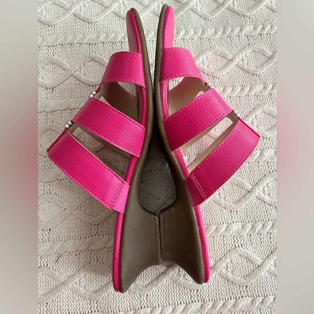 East 5th Pink Women's Strappy Sandals Small Heel Size 8.5 - Picture 7 of 13